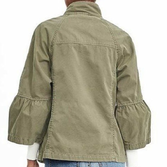 Banana Republic Military Bell Sleeve Jacket - Picture 3 of 11